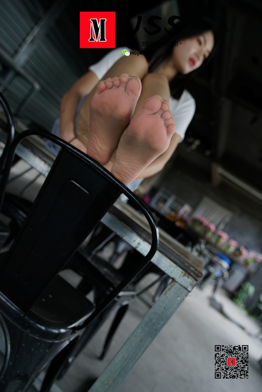 图片[57]-[MussGirl慕丝女郎]NO.010 陈老师长筒蕾丝与少女裙搭配的清纯性感 – 速更版-美库