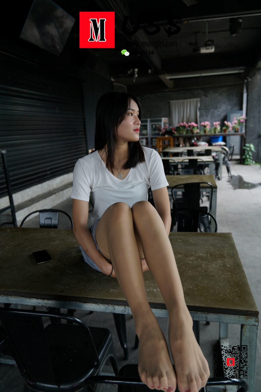 图片[59]-[MussGirl慕丝女郎]NO.010 陈老师长筒蕾丝与少女裙搭配的清纯性感 – 速更版-美库