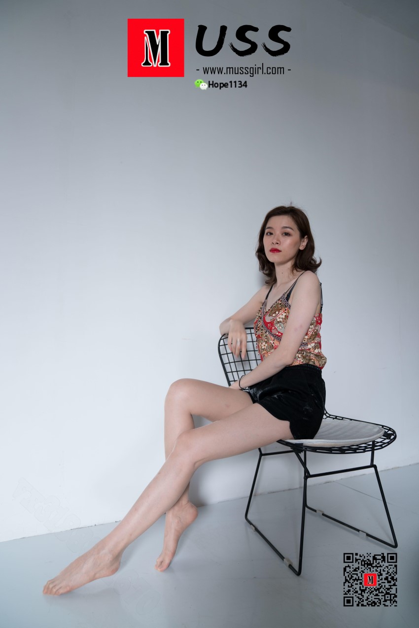 图片[32]-[MussGirl慕丝女郎]NO.020 摄影与丝－model陈（足部特辑） – 速更版-美库