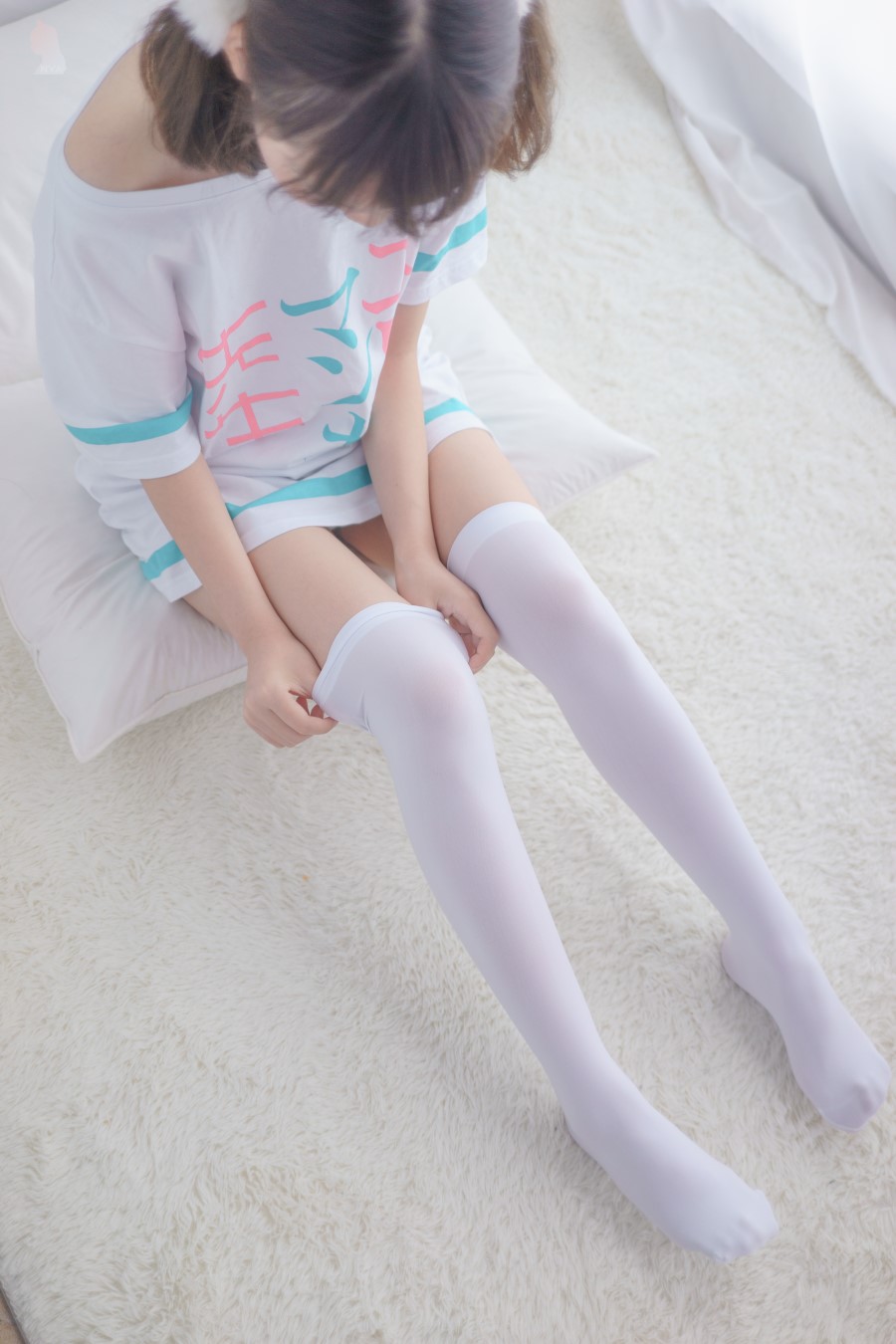 图片[64]-喵写真 VOL.003 居家少女白丝 – 速更版-美库