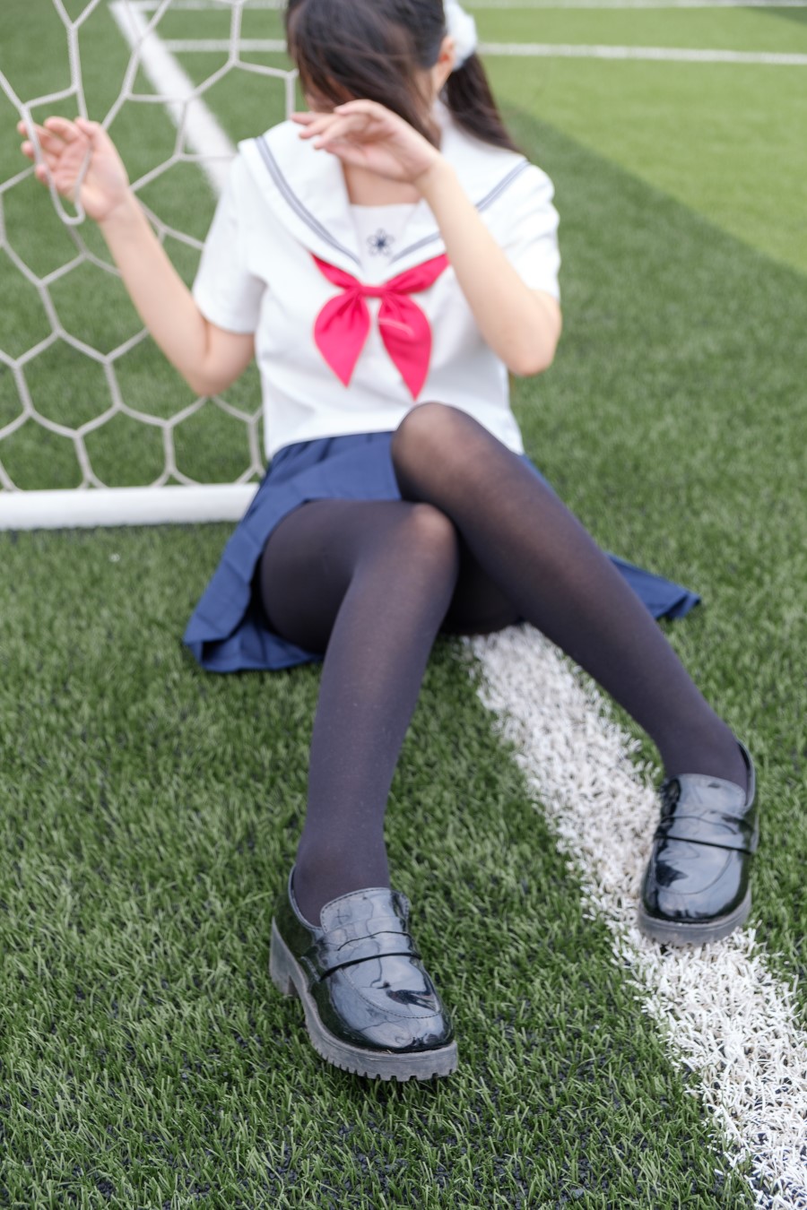图片[28]-喵写真 VOL.009 球场上的黑丝校服 – 速更版-美库