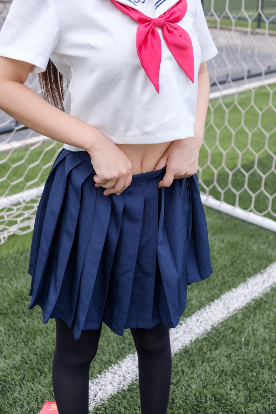 图片[64]-喵写真 VOL.009 球场上的黑丝校服 – 速更版-美库