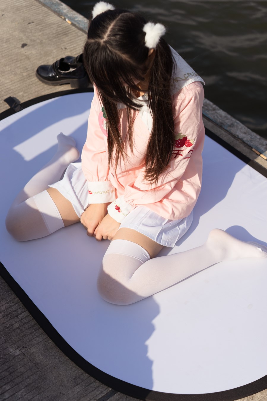 图片[36]-喵写真 VOL.010 湖边白丝萝莉 – 速更版-美库