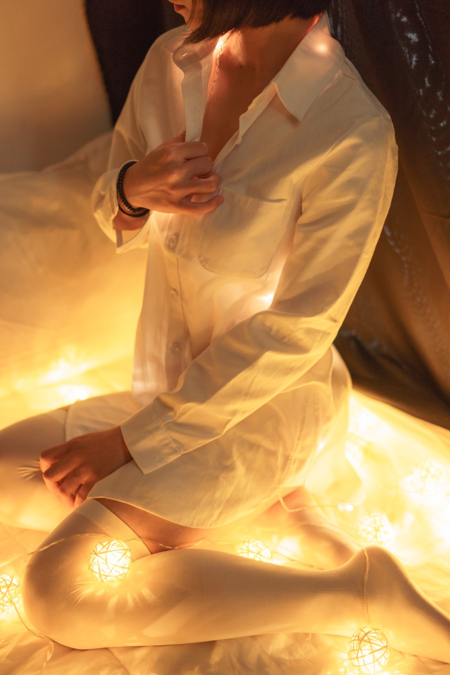 图片[44]-喵写真 VOL.014 灯光白丝媚影 – 速更版-美库