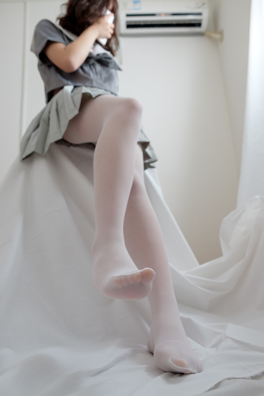 图片[62]-喵写真 VOL.020 丝袜百褶裙 – 速更版-美库