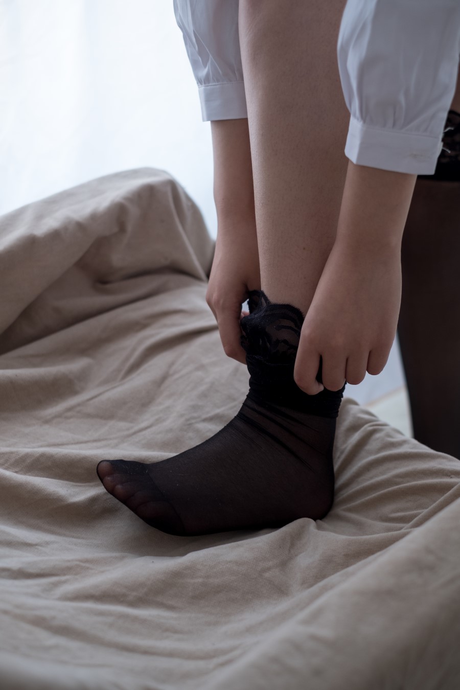 图片[64]-喵写真 VOL.019 蕾丝边黑丝 – 速更版-美库