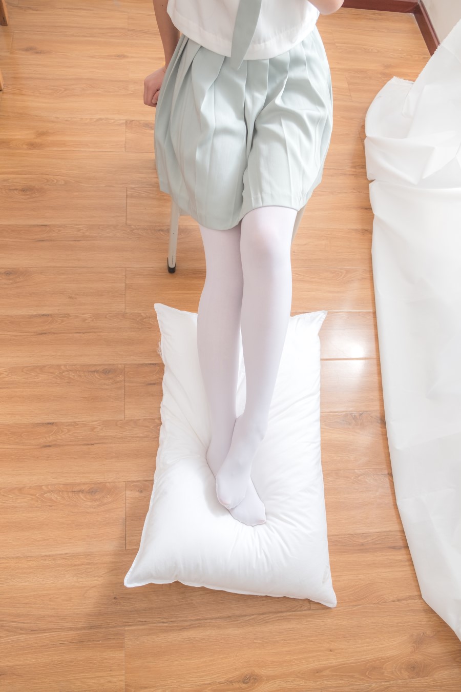 图片[25]-喵写真 VOL.025 双马尾学妹白丝 – 速更版-美库