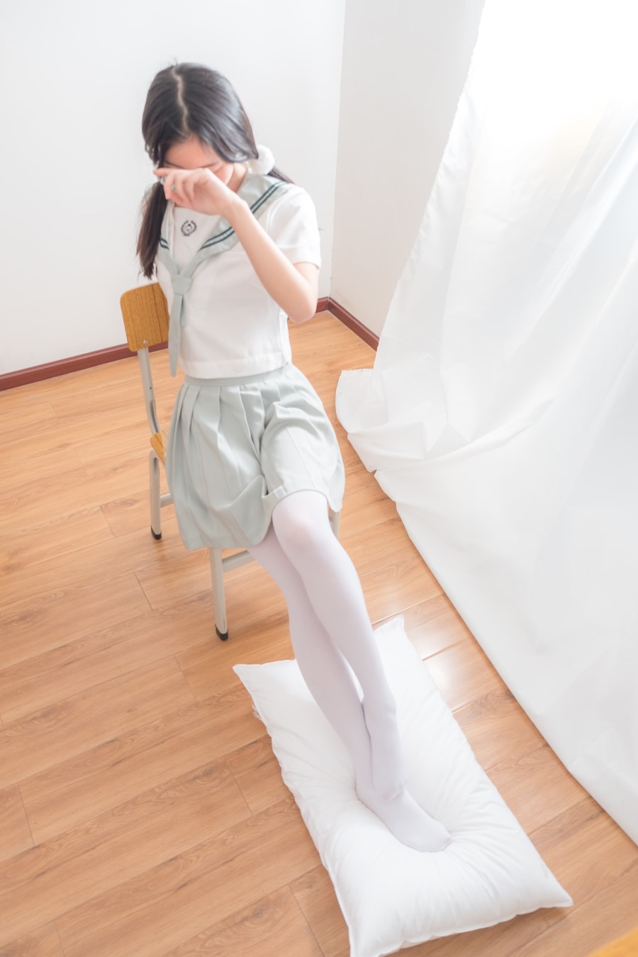 图片[27]-喵写真 VOL.025 双马尾学妹白丝 – 速更版-美库