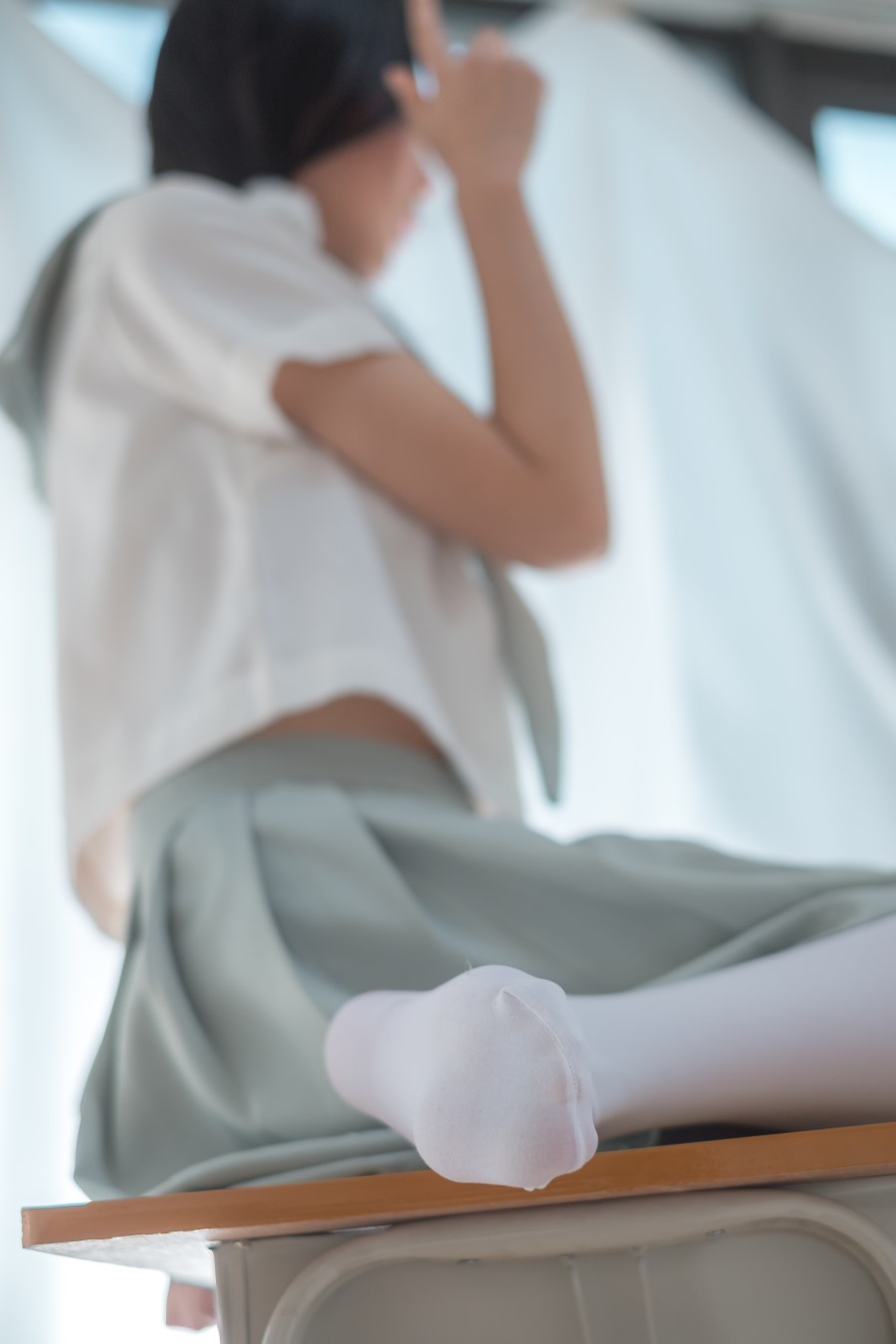 图片[54]-喵写真 VOL.025 双马尾学妹白丝 – 速更版-美库