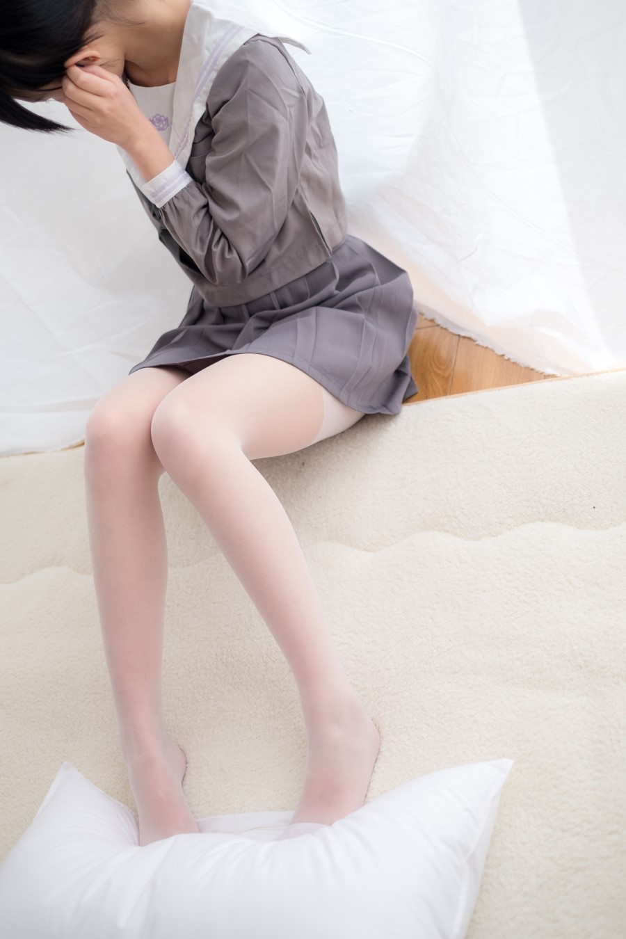 图片[66]-喵写真 VOL.021 丝袜百褶裙2 – 速更版-美库