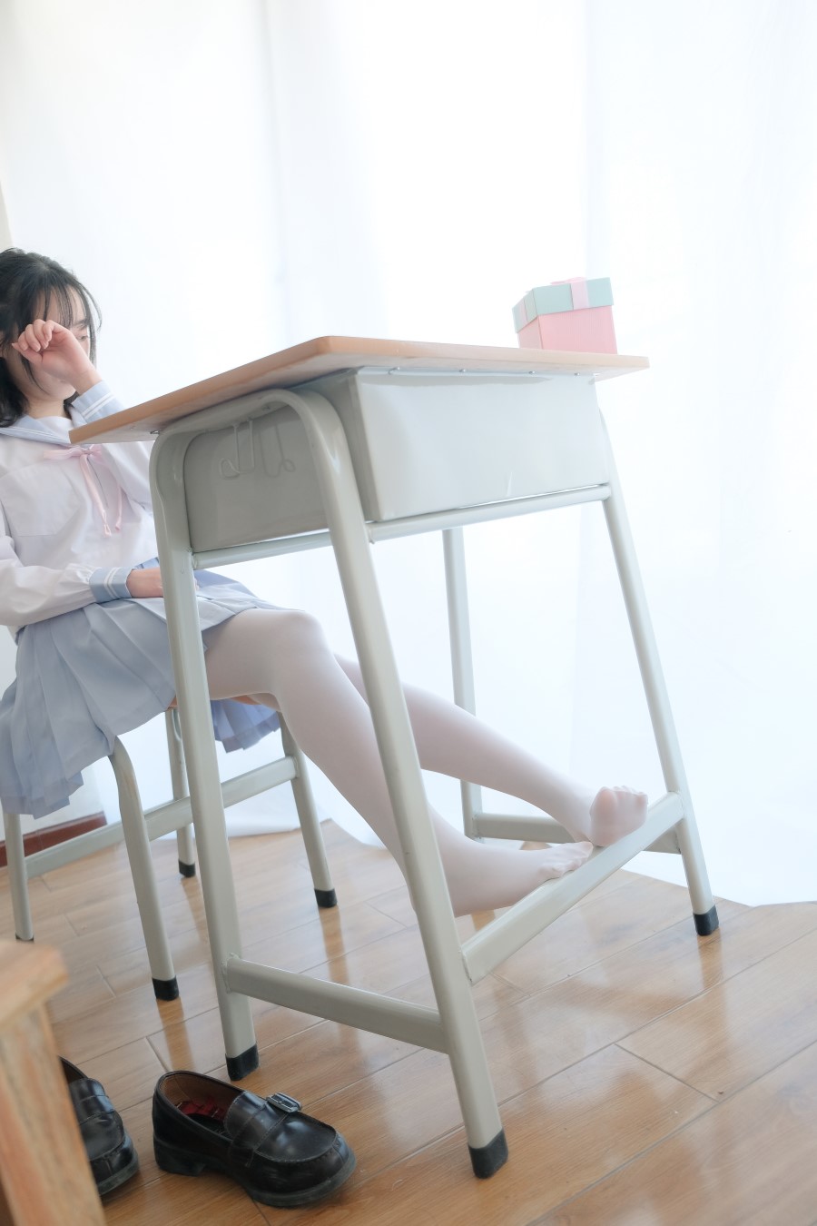 图片[54]-喵写真 VOL.023 丝袜百褶裙4 – 速更版-美库