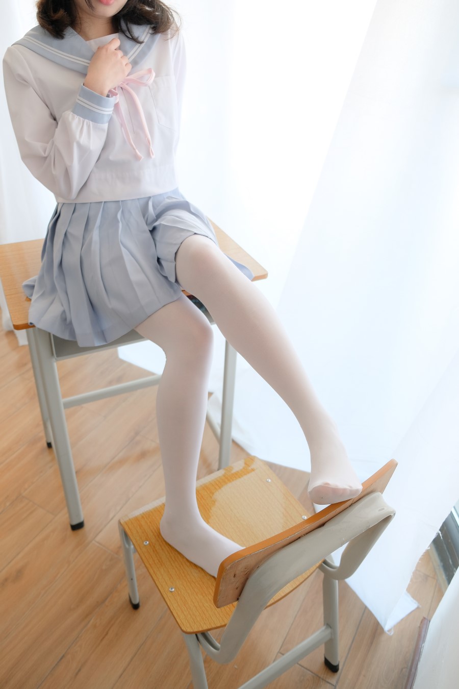 图片[59]-喵写真 VOL.023 丝袜百褶裙4 – 速更版-美库