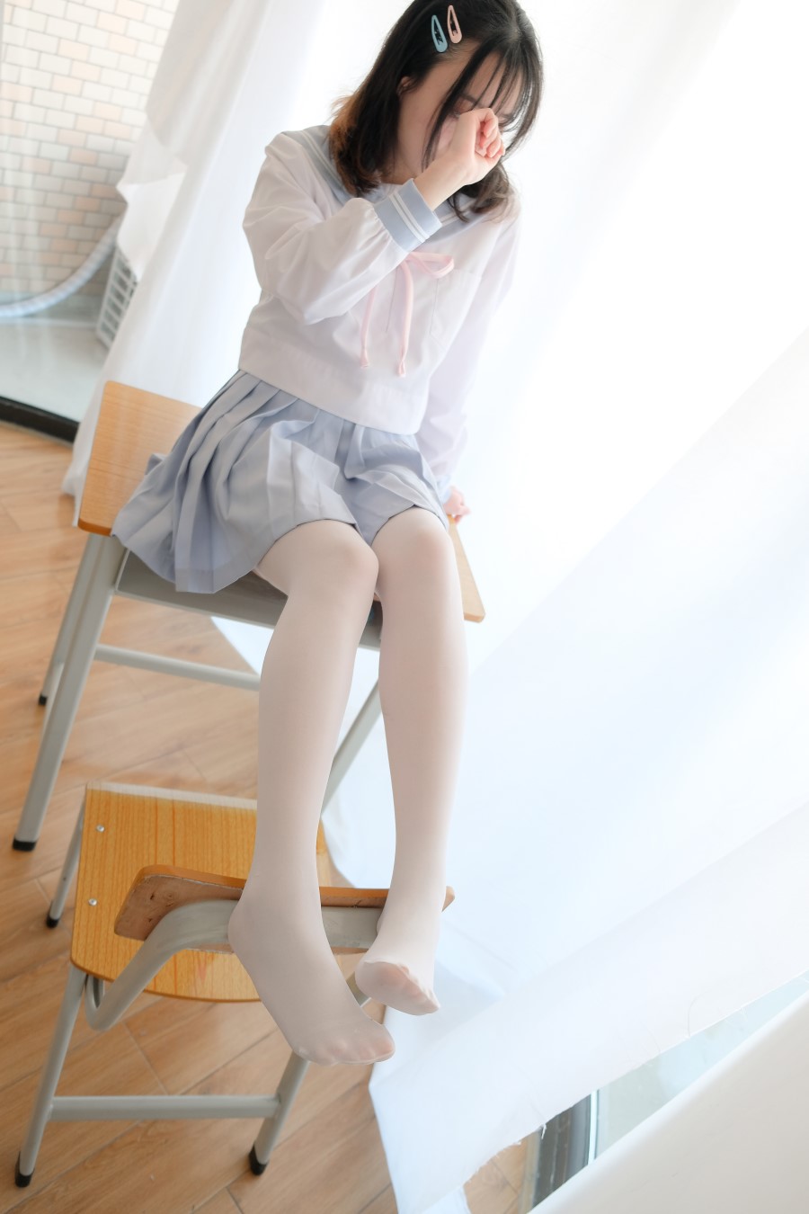 图片[60]-喵写真 VOL.023 丝袜百褶裙4 – 速更版-美库