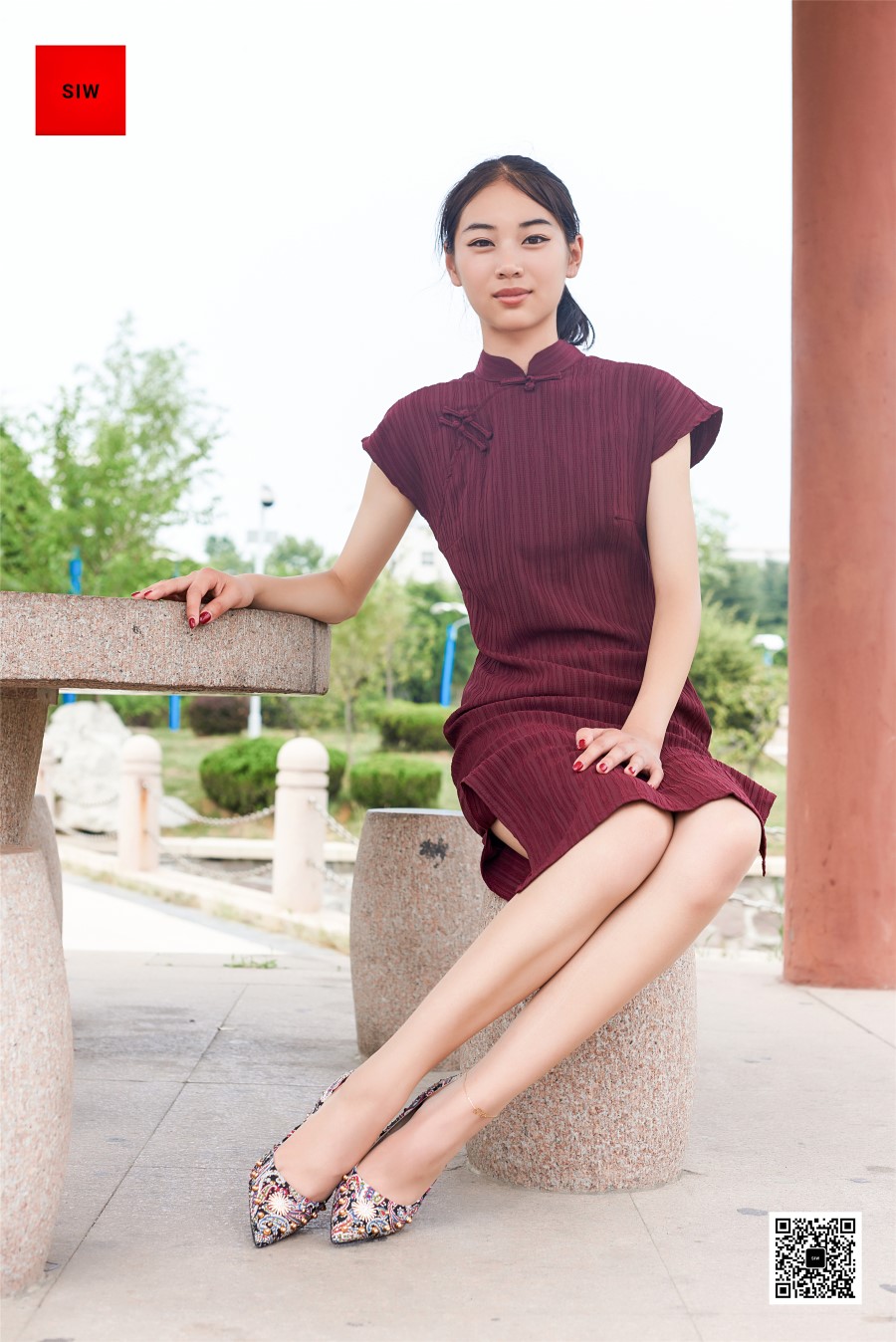 图片[39]-[SIW斯文传媒]VOL.010 湖畔旗袍秀-丽莉 – 速更版-美库