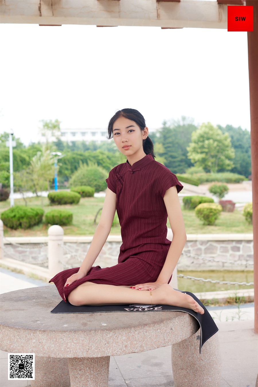 图片[63]-[SIW斯文传媒]VOL.010 湖畔旗袍秀-丽莉 – 速更版-美库