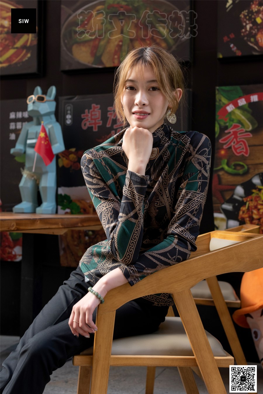 图片[27]-[SIW斯文传媒]VOL.028 餐馆门前-新芳 – 速更版-美库