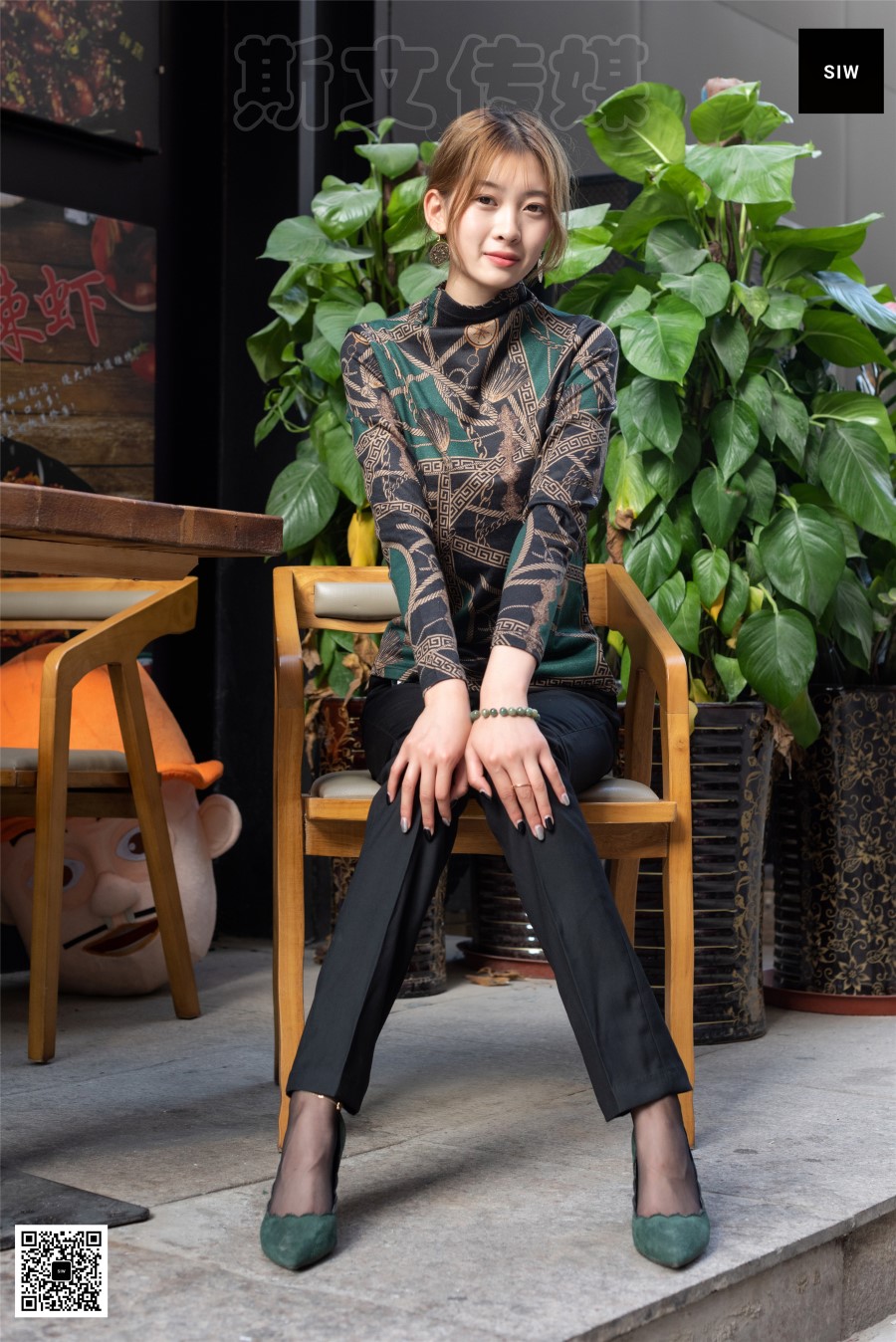 图片[33]-[SIW斯文传媒]VOL.028 餐馆门前-新芳 – 速更版-美库