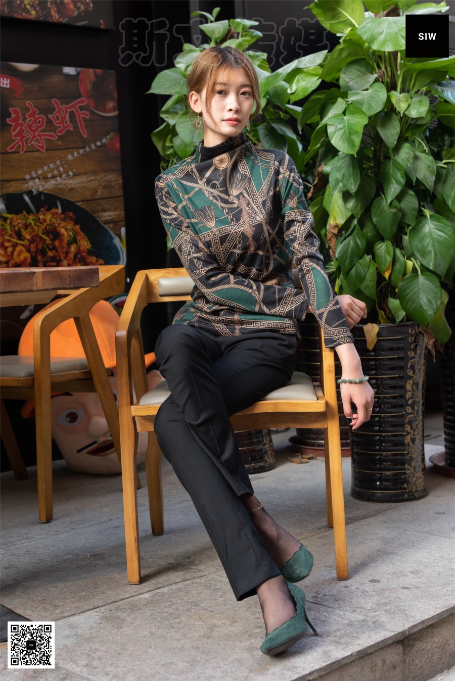 图片[37]-[SIW斯文传媒]VOL.028 餐馆门前-新芳 – 速更版-美库