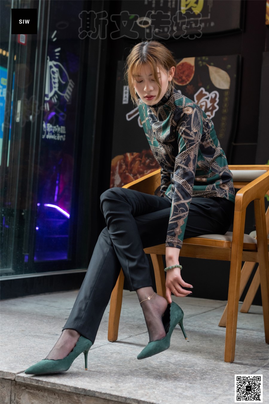 图片[67]-[SIW斯文传媒]VOL.028 餐馆门前-新芳 – 速更版-美库