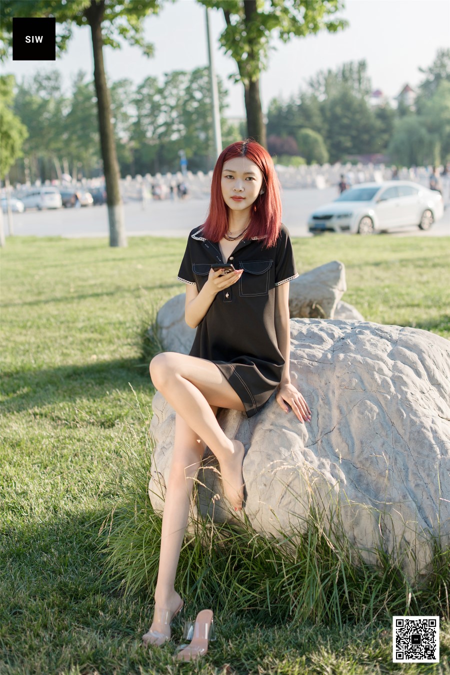 图片[62]-[SIW斯文传媒]VOL.029 草地腿模-悦悦 – 速更版-美库