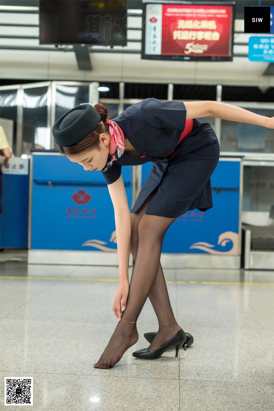 图片[33]-[SIW斯文传媒]VOL.038 航站楼空乘-嘉慧 – 速更版-美库