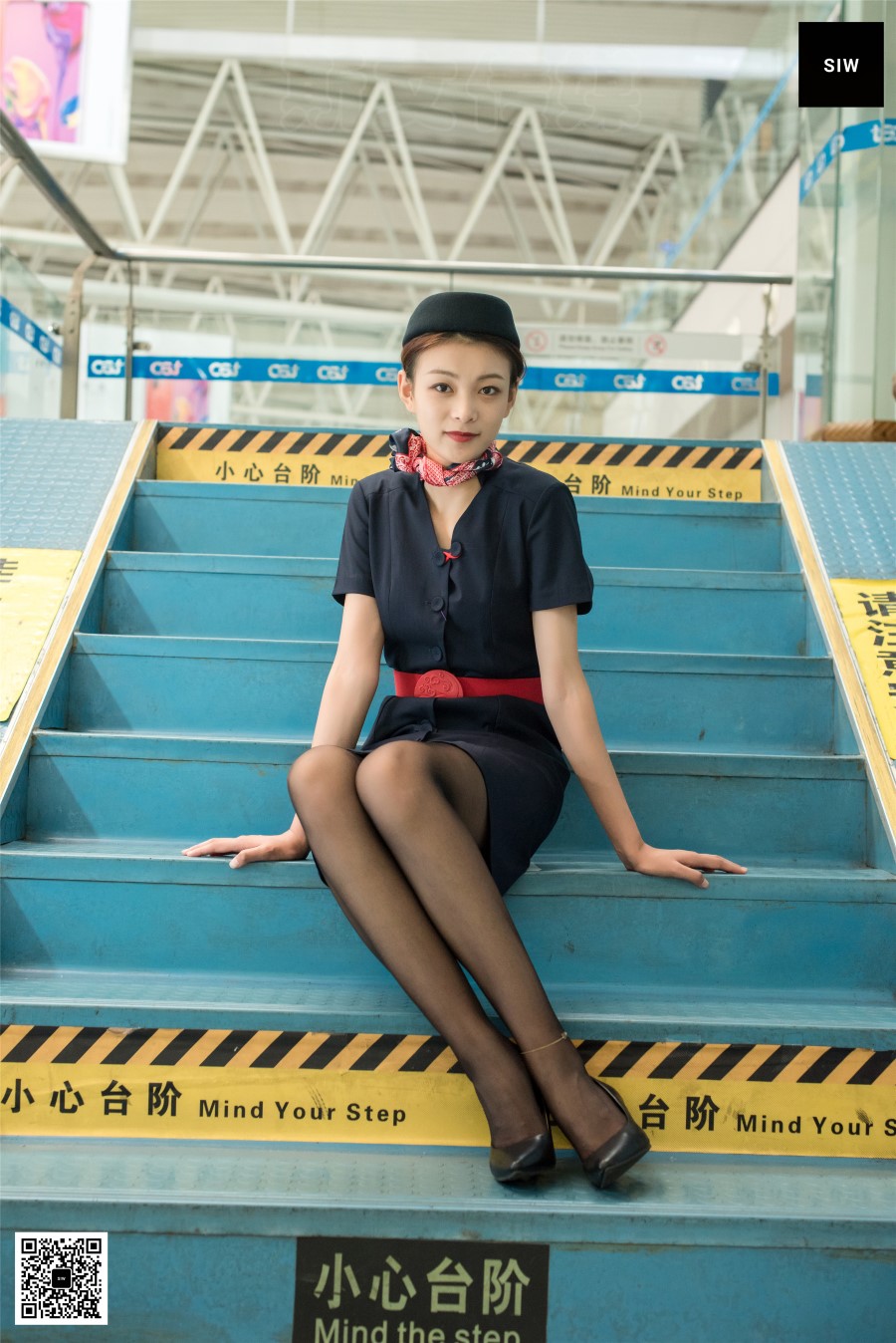图片[38]-[SIW斯文传媒]VOL.038 航站楼空乘-嘉慧 – 速更版-美库