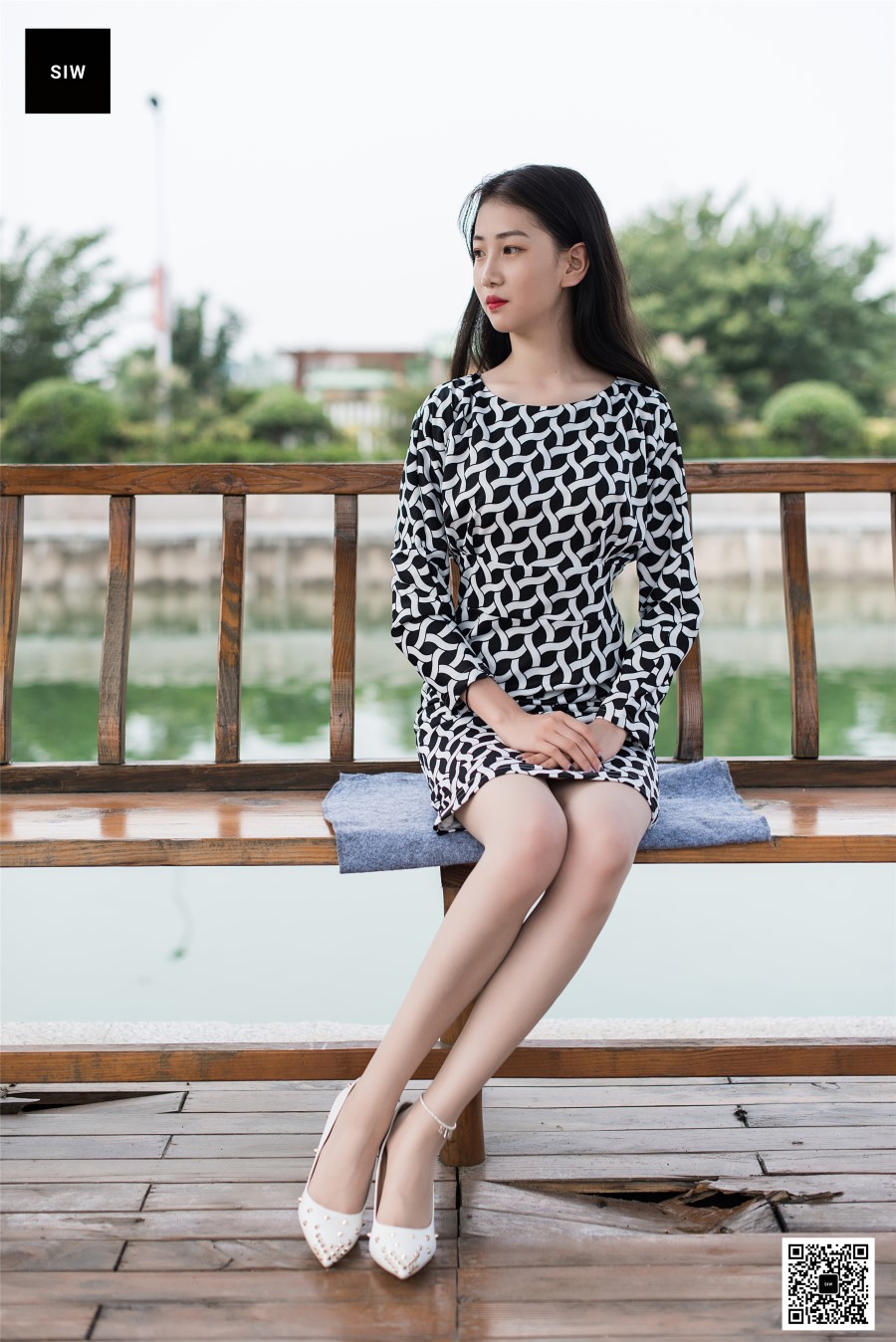 图片[40]-[SIW斯文传媒]VOL.042 湖心凉亭-雯静 – 速更版-美库