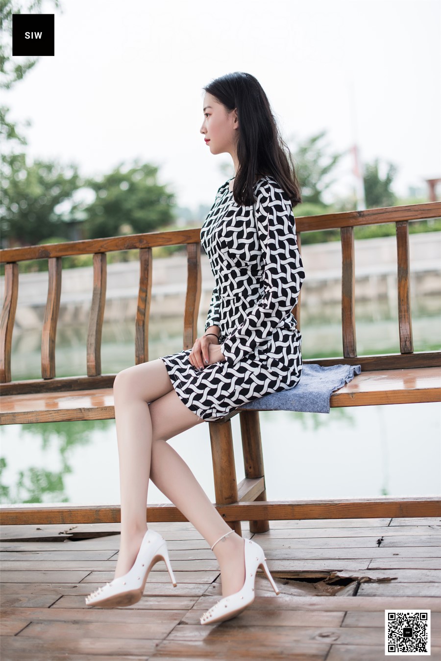 图片[46]-[SIW斯文传媒]VOL.042 湖心凉亭-雯静 – 速更版-美库
