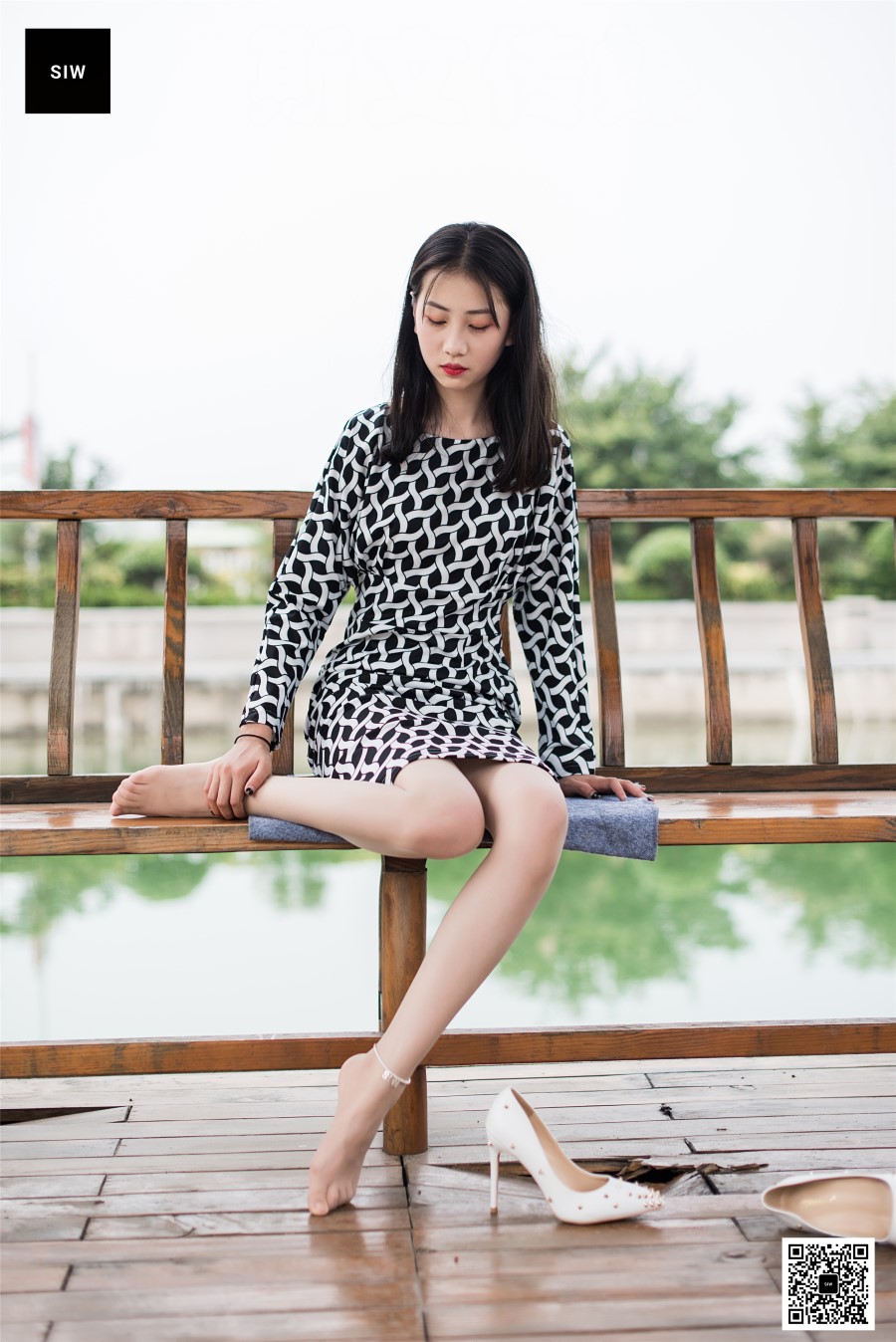 图片[56]-[SIW斯文传媒]VOL.042 湖心凉亭-雯静 – 速更版-美库