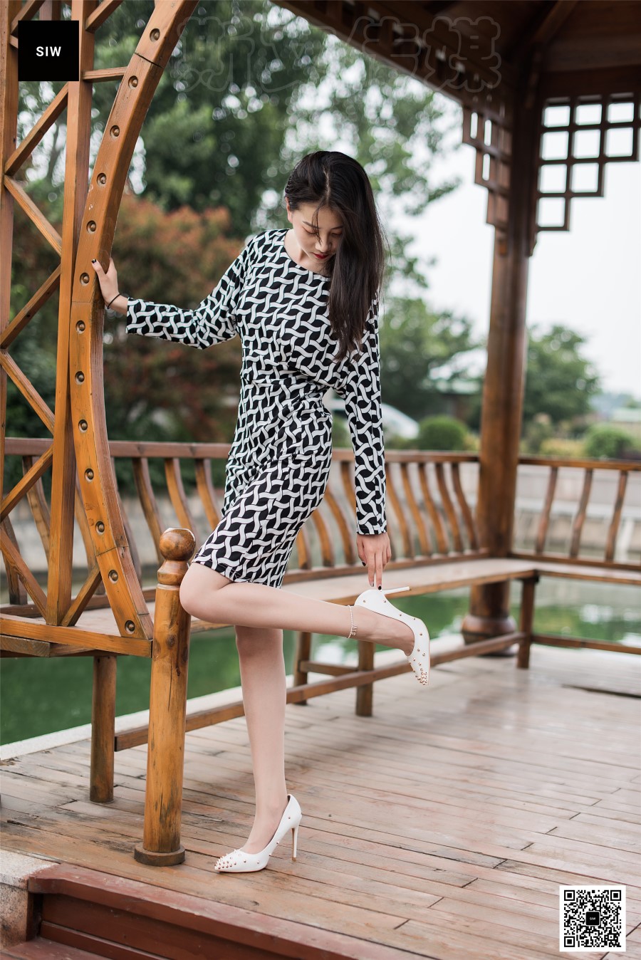 图片[62]-[SIW斯文传媒]VOL.042 湖心凉亭-雯静 – 速更版-美库