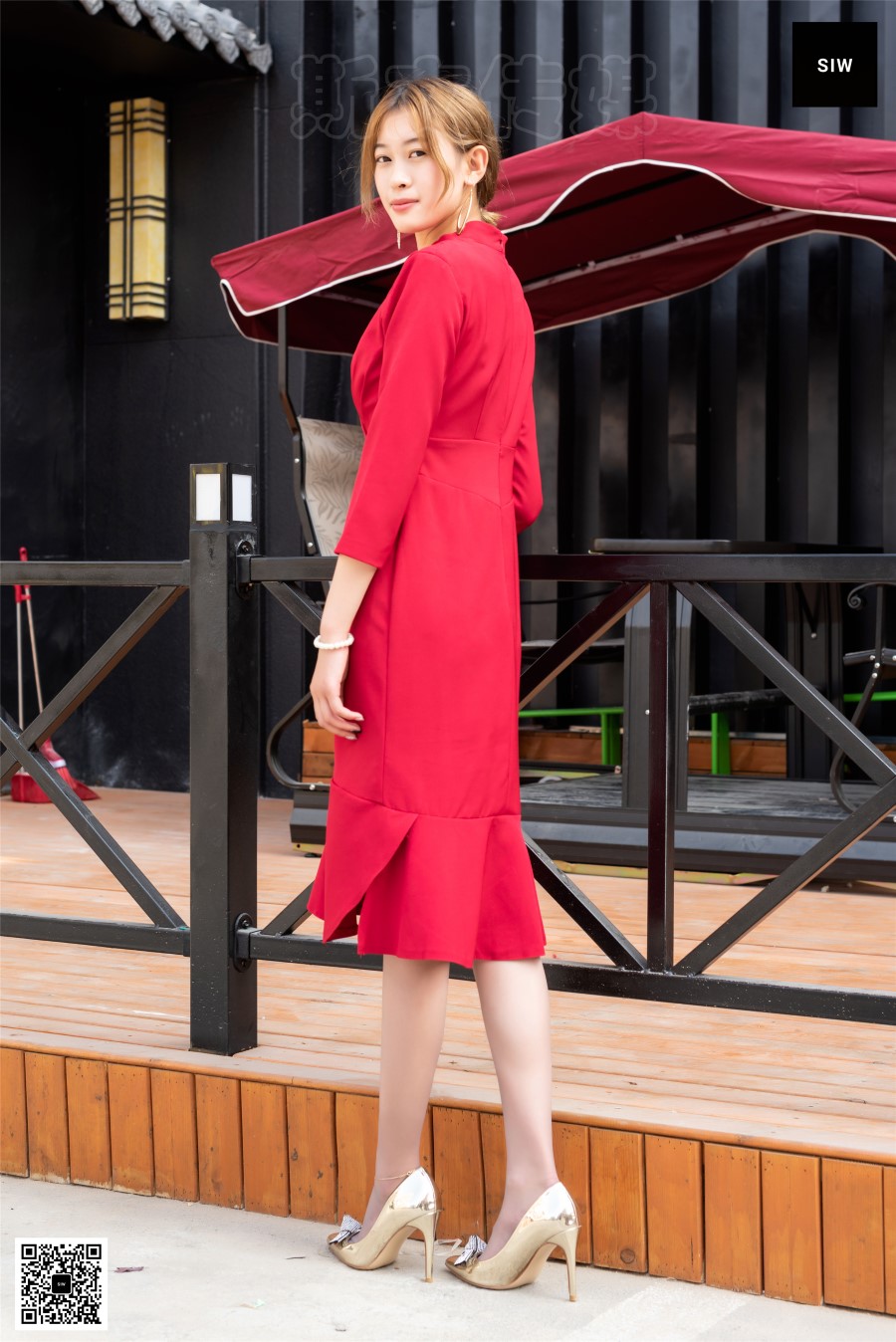 图片[40]-[SIW斯文传媒]VOL.047 金高红裙-新芳 – 速更版-美库