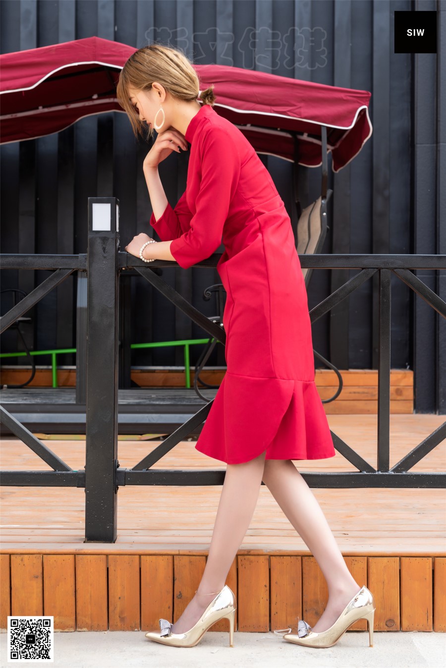 图片[41]-[SIW斯文传媒]VOL.047 金高红裙-新芳 – 速更版-美库