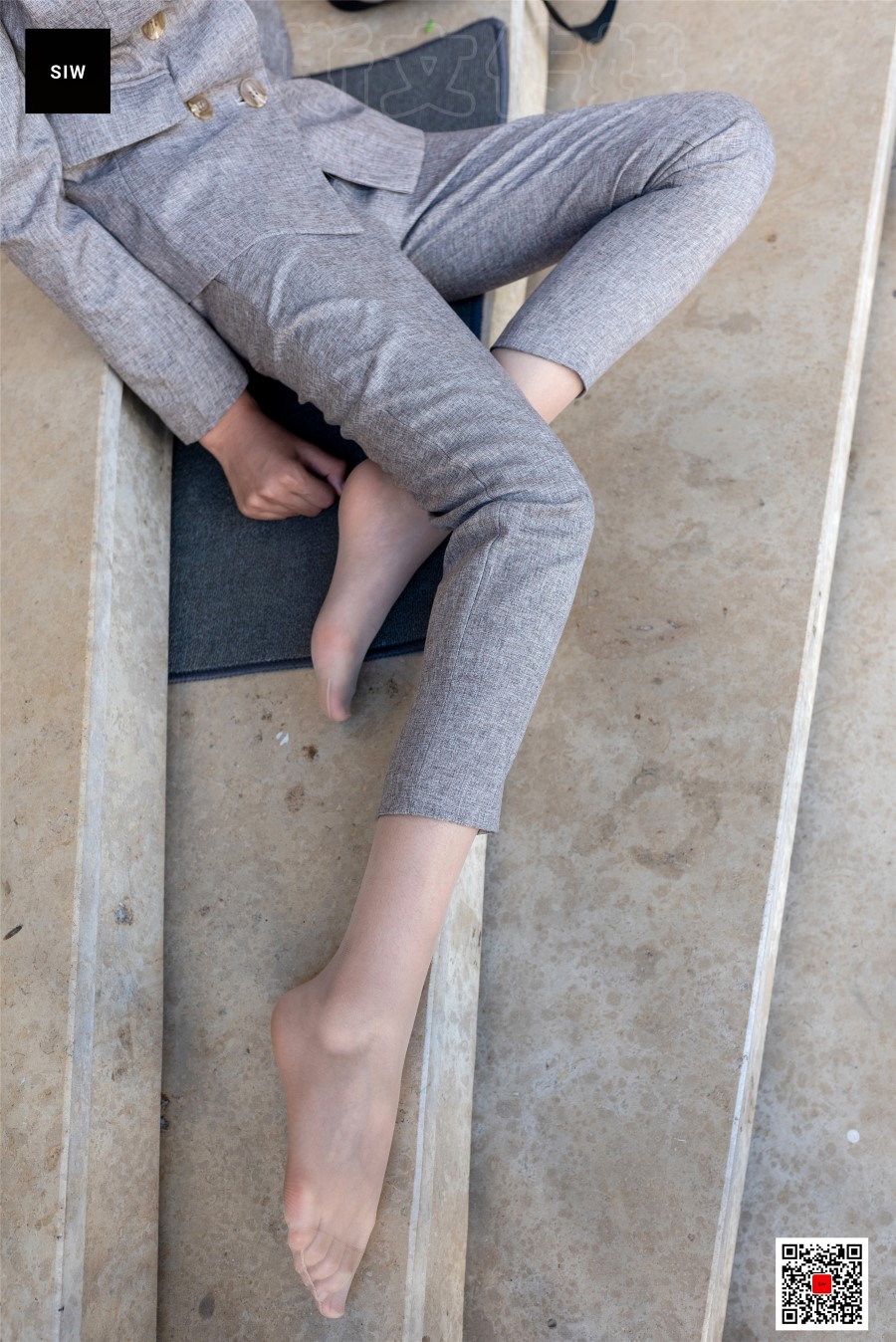 图片[39]-[SIW斯文传媒]VOL.071 台阶小憩-嘉慧 – 速更版-美库