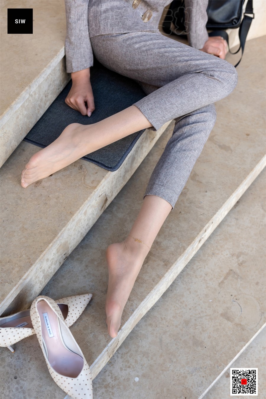 图片[42]-[SIW斯文传媒]VOL.071 台阶小憩-嘉慧 – 速更版-美库