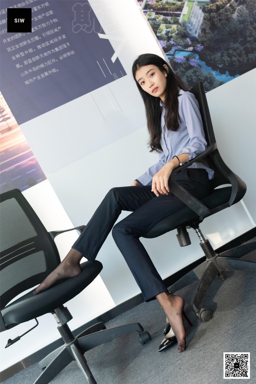 图片[26]-[SIW斯文传媒]VOL.083 蓉儿 女总裁职业白领制服衬衣长裤工装 – 速更版-美库