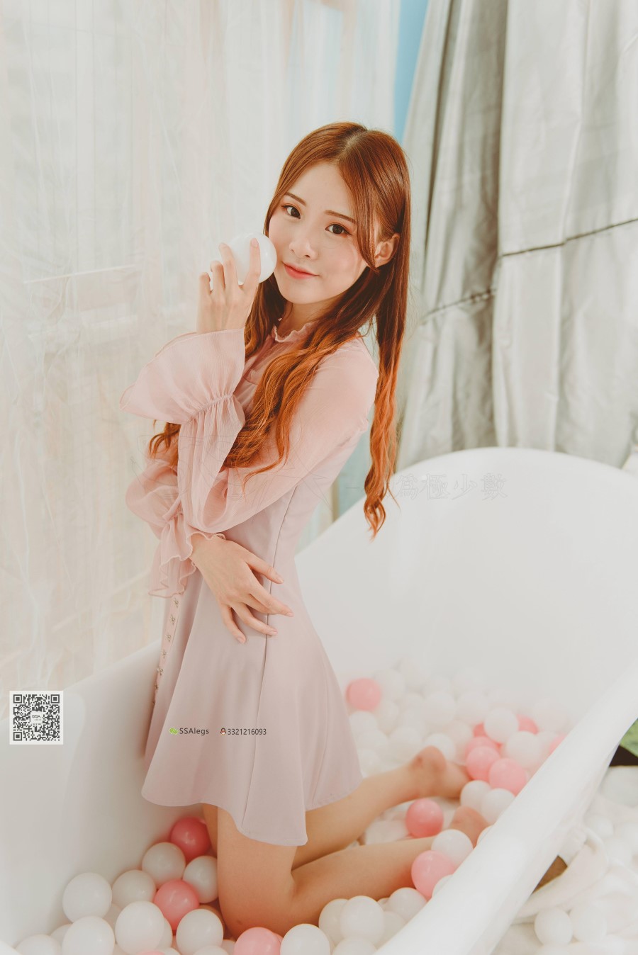 图片[15]-SSA丝社 第002期：纯-琪琪 丝足浴缸小清新 – 速更版-美库