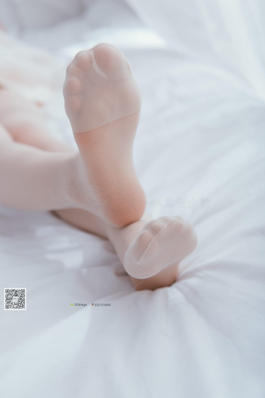 图片[10]-SSA丝社 第003期：我的公主床-肉丝裸足特写 – 速更版-美库