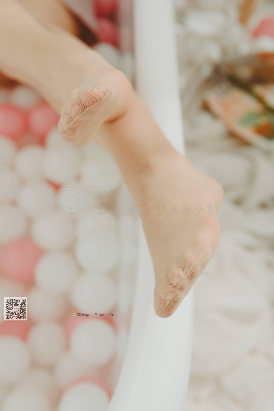 图片[25]-SSA丝社 第002期：纯-琪琪 丝足浴缸小清新 – 速更版-美库