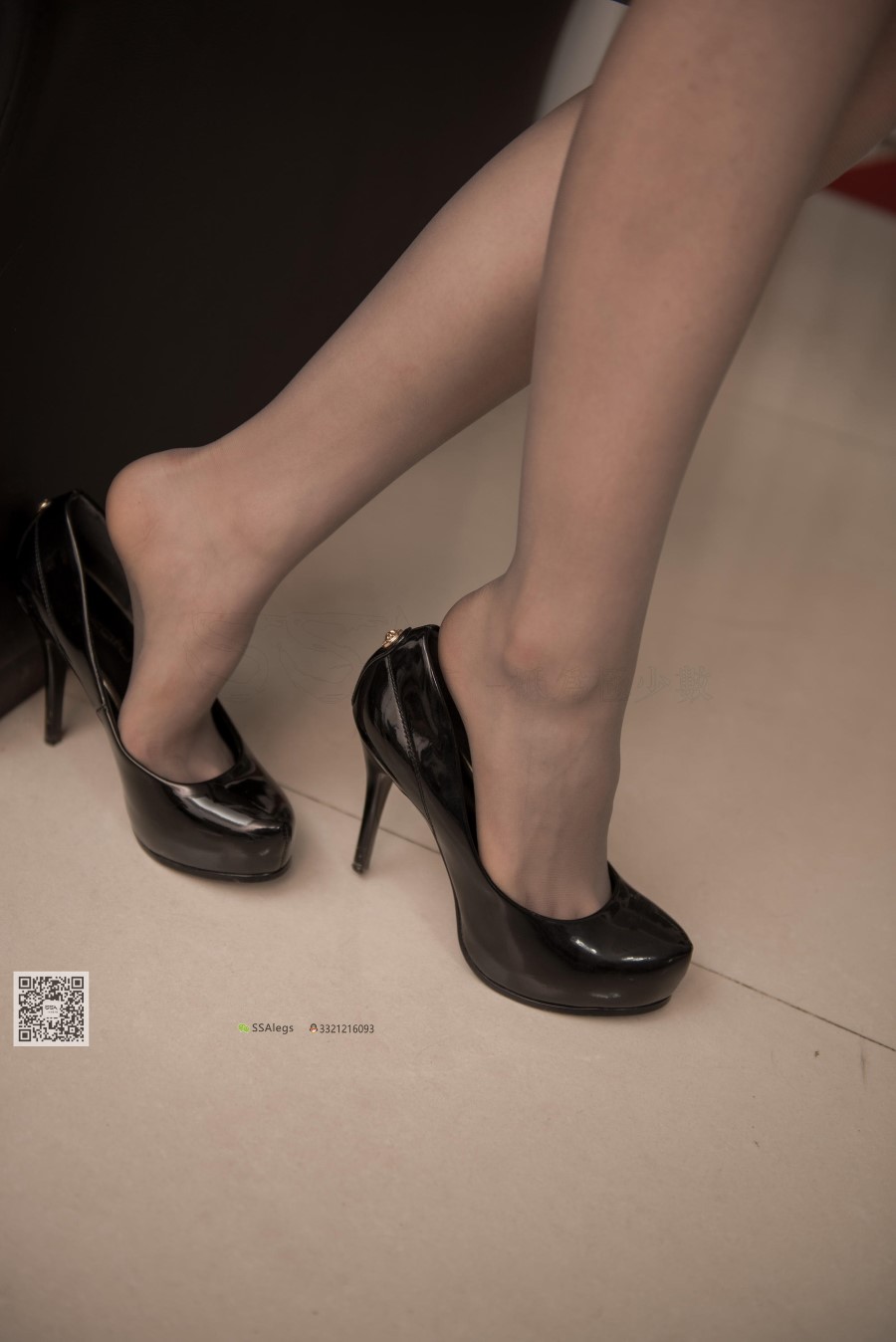 图片[53]-SSA丝社 第001期：琪琪 灰丝OL职业 – 速更版-美库