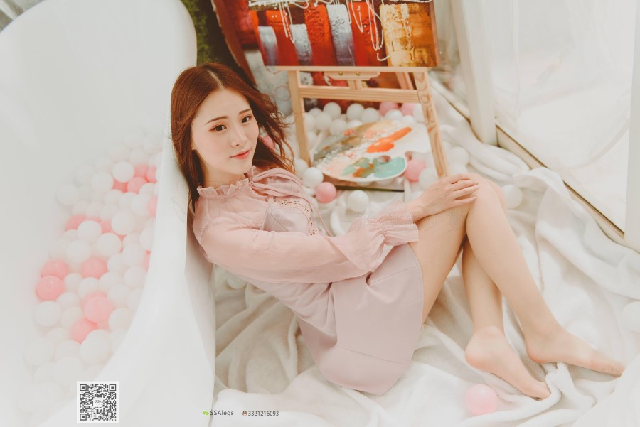图片[50]-SSA丝社 第002期：纯-琪琪 丝足浴缸小清新 – 速更版-美库