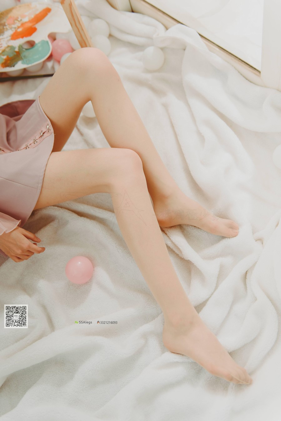 图片[52]-SSA丝社 第002期：纯-琪琪 丝足浴缸小清新 – 速更版-美库