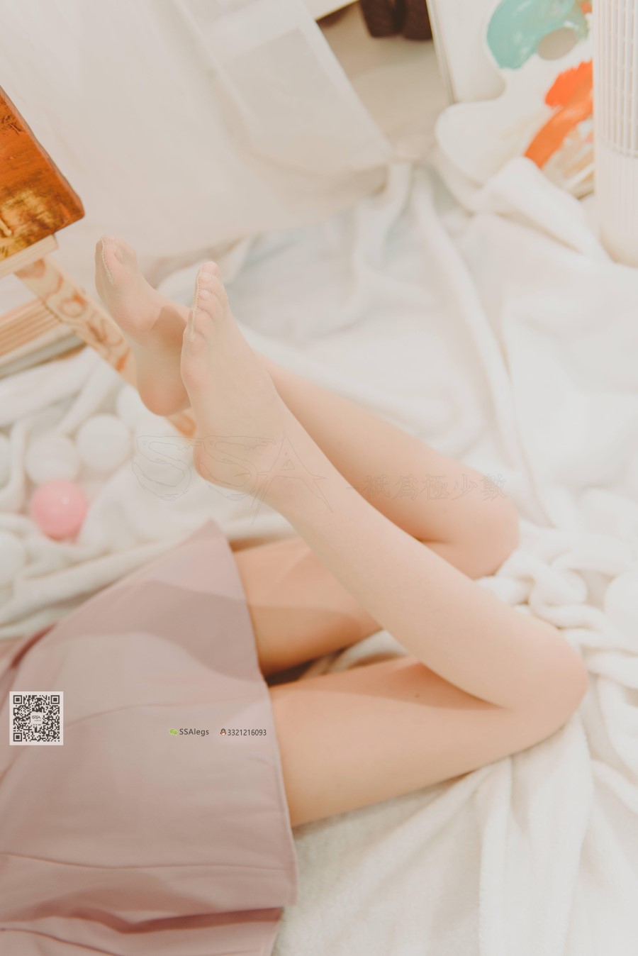 图片[74]-SSA丝社 第002期：纯-琪琪 丝足浴缸小清新 – 速更版-美库