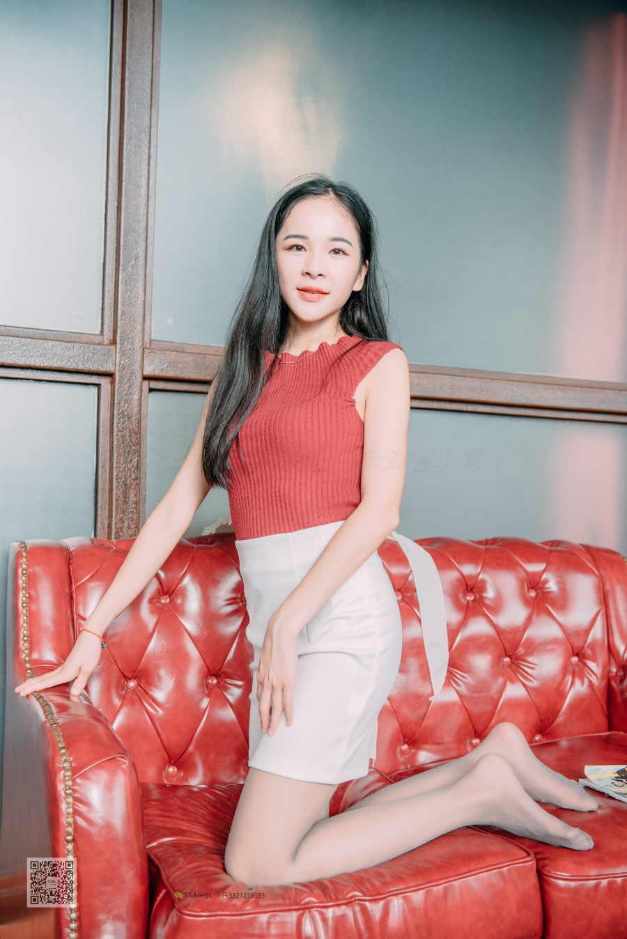 图片[10]-SSA丝社 第007期：nono 偶遇街拍灰丝特辑 – 速更版-美库