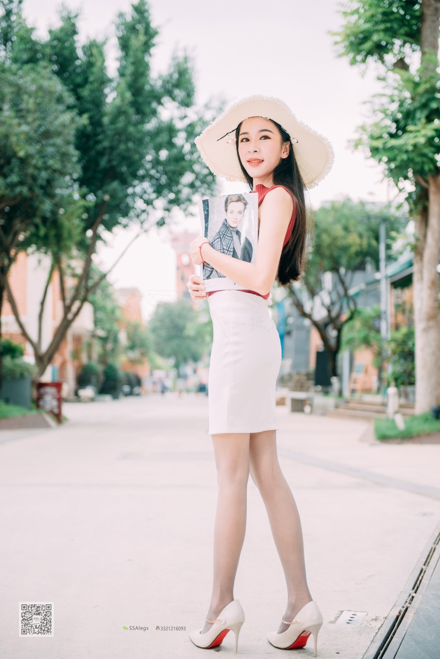 图片[11]-SSA丝社 第007期：nono 偶遇街拍灰丝特辑 – 速更版-美库