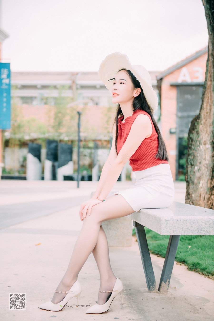 图片[22]-SSA丝社 第007期：nono 偶遇街拍灰丝特辑 – 速更版-美库