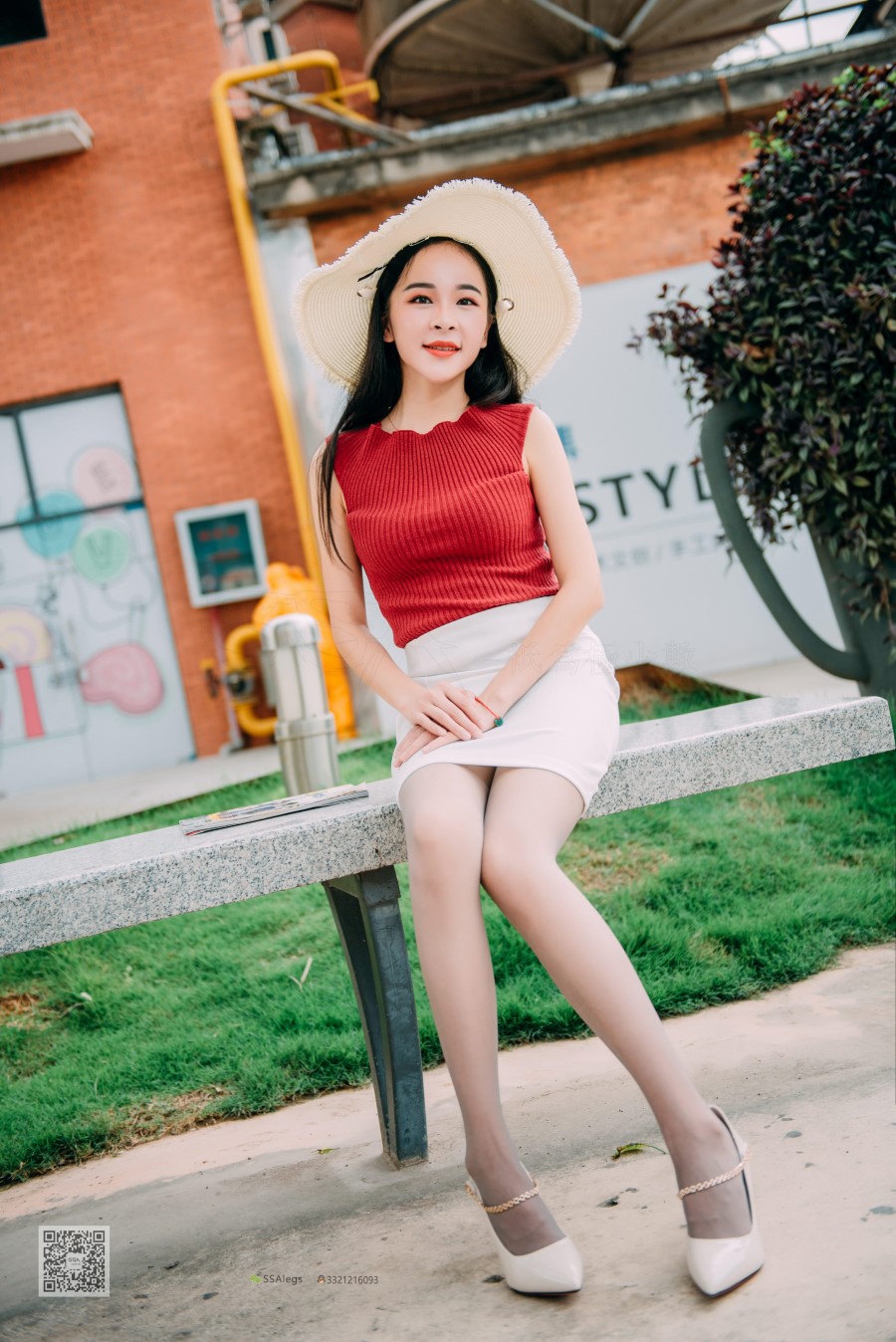 图片[35]-SSA丝社 第007期：nono 偶遇街拍灰丝特辑 – 速更版-美库