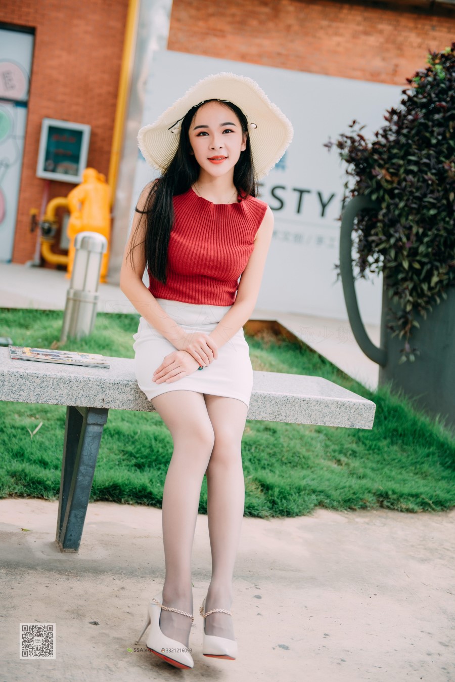 图片[37]-SSA丝社 第007期：nono 偶遇街拍灰丝特辑 – 速更版-美库