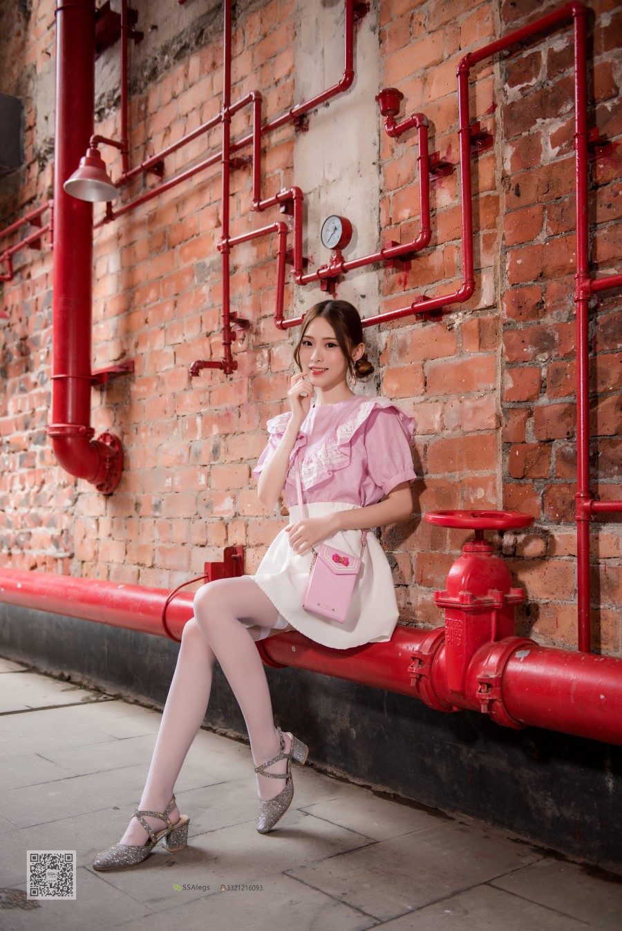 图片[17]-SSA丝社 第009期：超薄5D白色长筒街拍 – 速更版-美库
