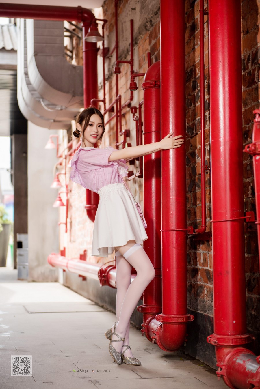 图片[24]-SSA丝社 第009期：超薄5D白色长筒街拍 – 速更版-美库