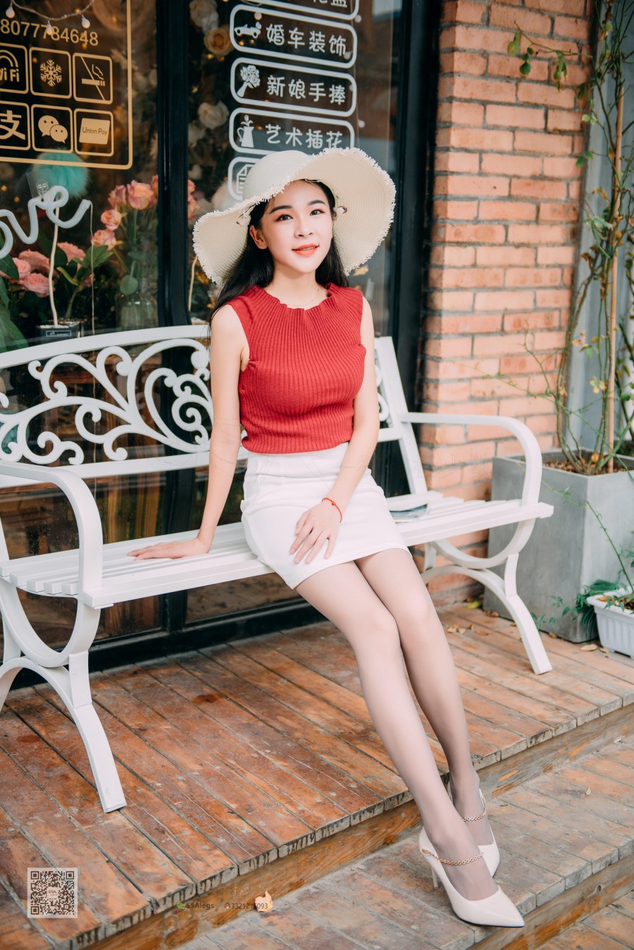 图片[53]-SSA丝社 第007期：nono 偶遇街拍灰丝特辑 – 速更版-美库